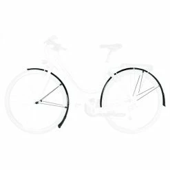Garde-boue SKS Longboard (avant Et Arrière) -Promos Vélos de route Magasin SKS Longboard Mudguard Set Fixed Mudguards Black NotSet SKMLBO4528B 1