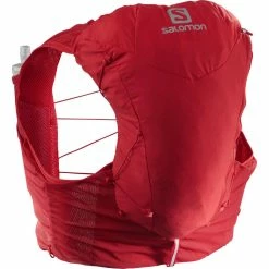 Salomon Advanced Skin 12 Set -Promos Vélos de route Magasin Salomon Advanced Skin 12 Set Hydration Vests GOJI BERRY EBONY SS22 LC1759600 XS