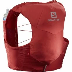 Salomon Advanced Skin 5 Set -Promos Vélos de route Magasin Salomon Advanced Skin 5 Set Hydration Vests GOJI BERRY EBONY SS22 LC1759100 XS