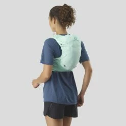 Gilet D'hydratation Femme Salomon Advanced Skin 12 -Promos Vélos de route Magasin Salomon Women s Advanced Skin 12 Set Hydration Vests BEACH GLASS EBONY PO SS22 LC1760200 XS 6